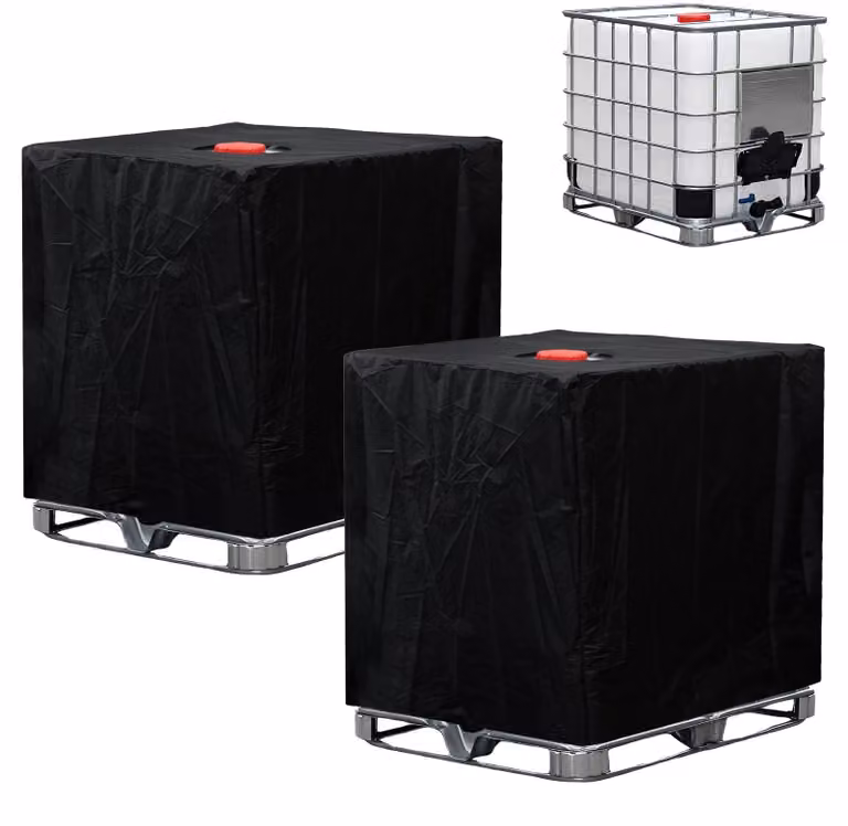 Copertura per serbatoio IBC da 1000 litri, con pellicola protettiva UV, dimensioni 120 x 100 x 116 cm