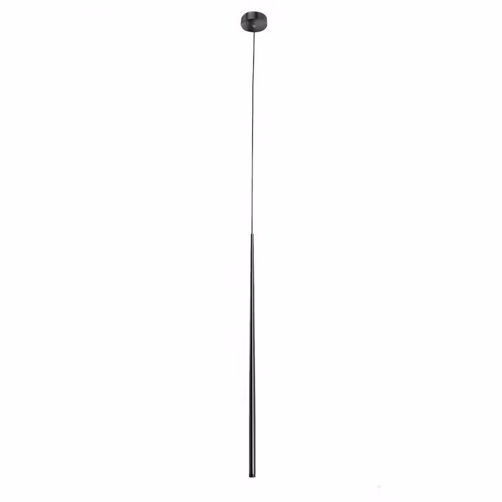 Apparecchio LED a sospensione moderno e minimalista Louise, Variante: Ø 25 x 750 x 1800 mm, 3 W, nero