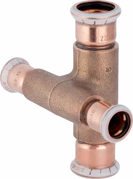 Geberit 61505 Traversa in rame Mapress offset