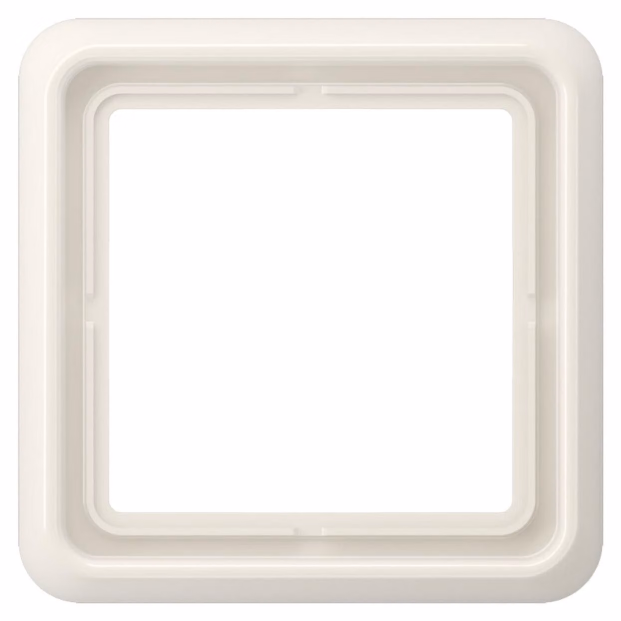 Cornice Jung 1-gang ws orizzontale/verticale CD 581 W