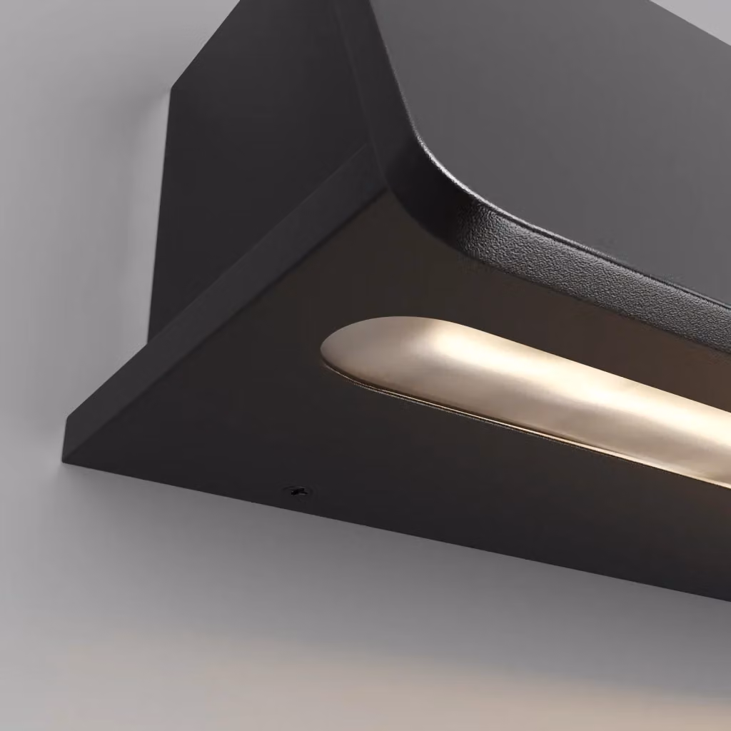 Maytoni Applique Moderna Trupp con LED Integrato IP54 in Alluminio Grigio e Nero – 2