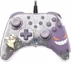 Gamepad Hori Turbo per Nintendo Switch Pokemon Gengar e Mimikyu Clear e Purple NSX 090E