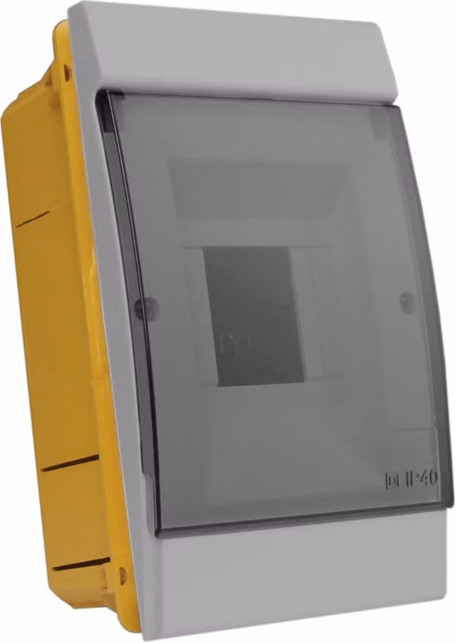 Scatola di distribuzione da incasso IP40 2/4 moduli grigio M-L 0803