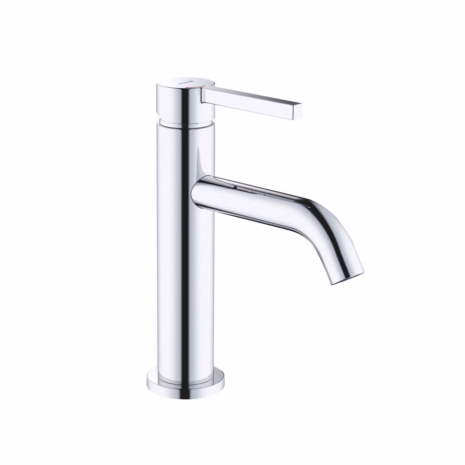 Mitigeur monocommande pour lavabo KLUDI NOVA FONTE PURA, montage monotrou, hauteur de bec 100 mm, Eco, s-pointer, 202890515, 202890515
