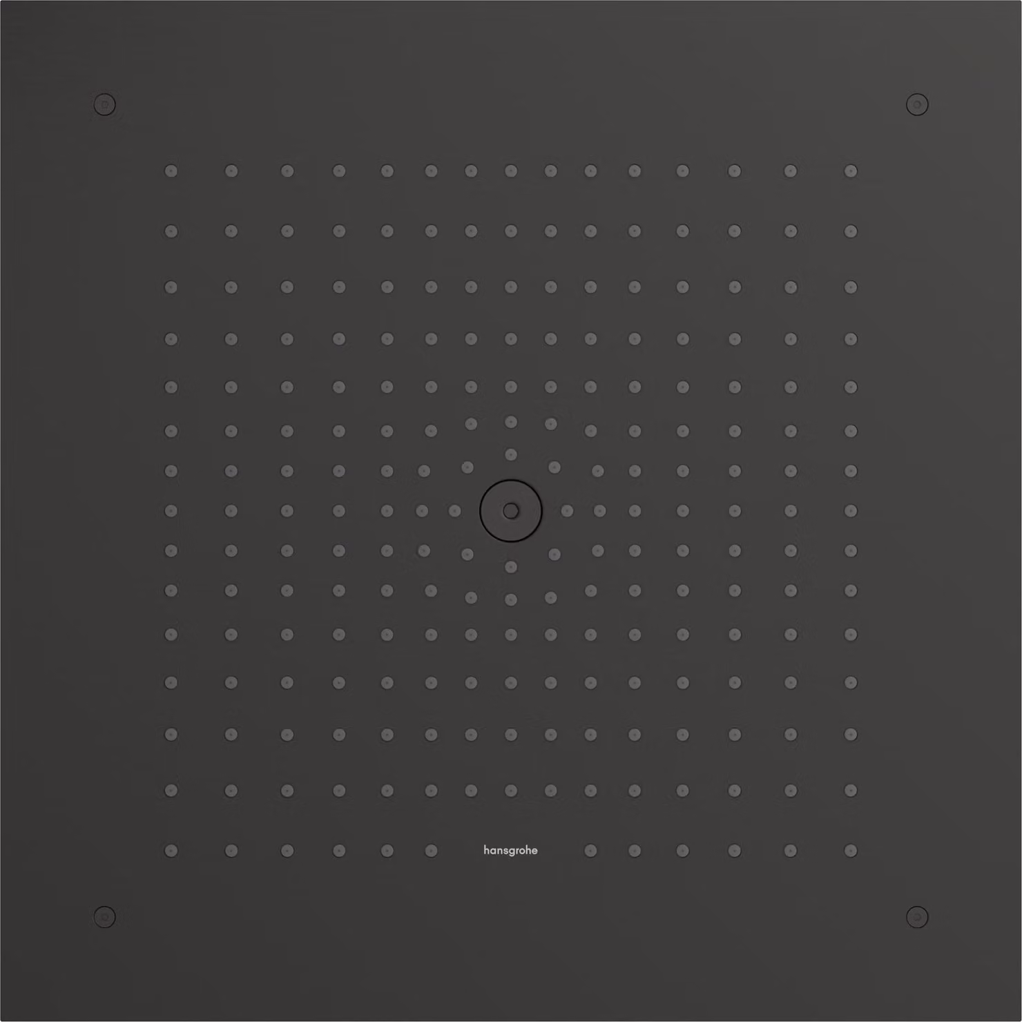 hansgrohe Raindance E Douche de tête, carrée 400x400mm, 1jet EcoSmart, intégrée au plafond, 26253340, 26253340