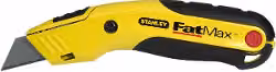 Coltello fisso Stanley Fatmax con lama in acciaio inossidabile e impugnatura gialla