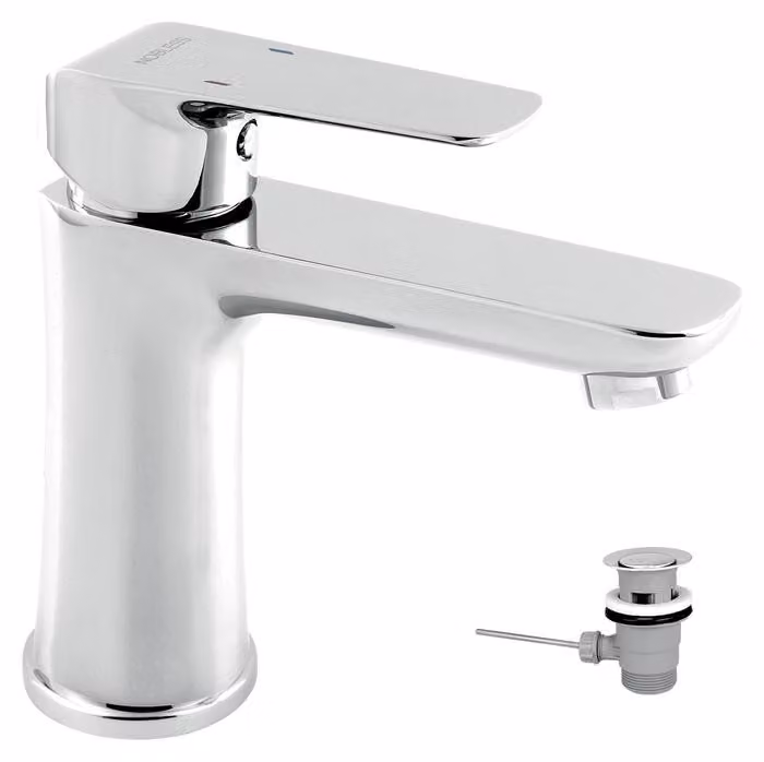Novaservis Nobless Tina - Miscelatore per lavabo con bocca di erogazione, cromo 38001,0