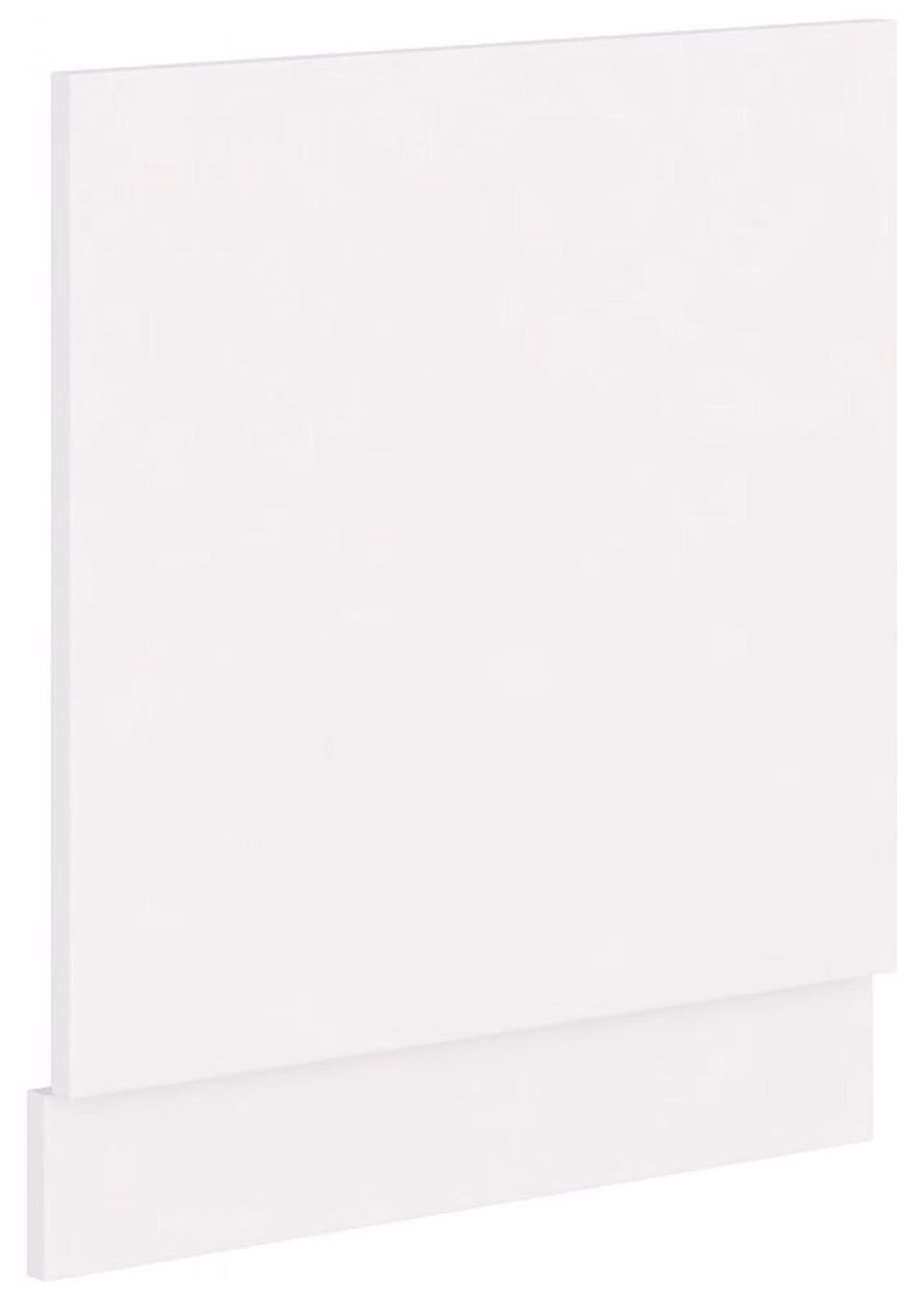 Pannello frontale bianco per lavastoviglie integrabile da 60 cm, finitura opaca, per cucina componibile