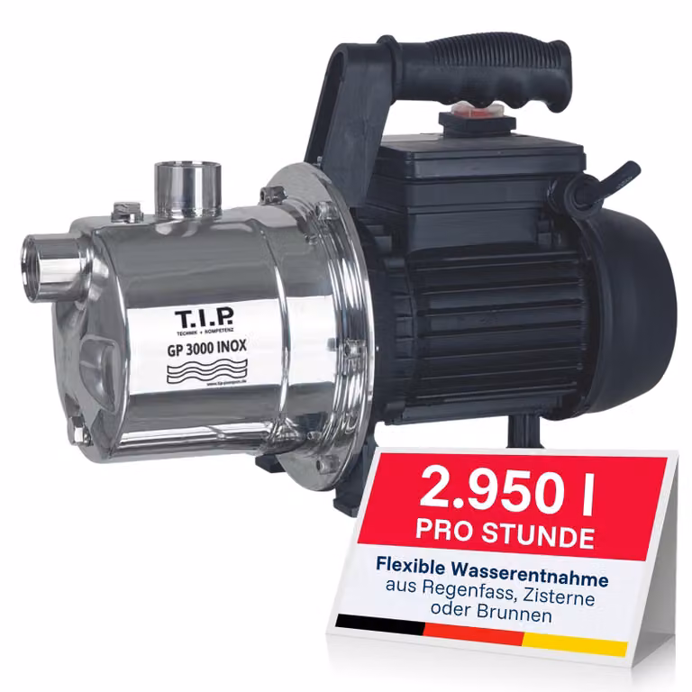 Merkloos T.I.P. - Technische Industrie Produkte GP 3000 Inox pompa da giardino 2950 l/h 42 m