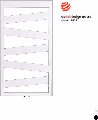 Termoarredo Zehnder Ribbon H 965 Bianco Largh 50 cm