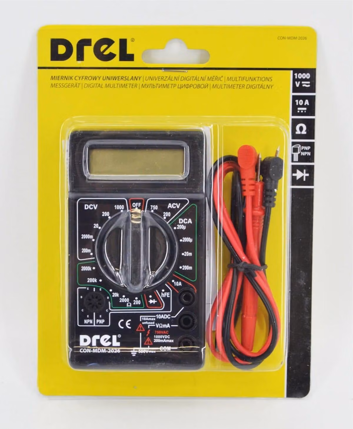 Drel Digital multimeter