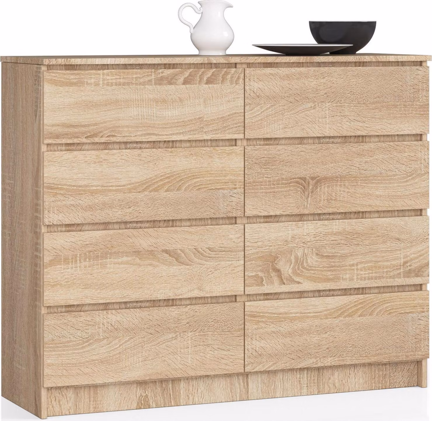 Akord Credenza 8 Cassetti Rovere Sonoma 138X40X99 Cm