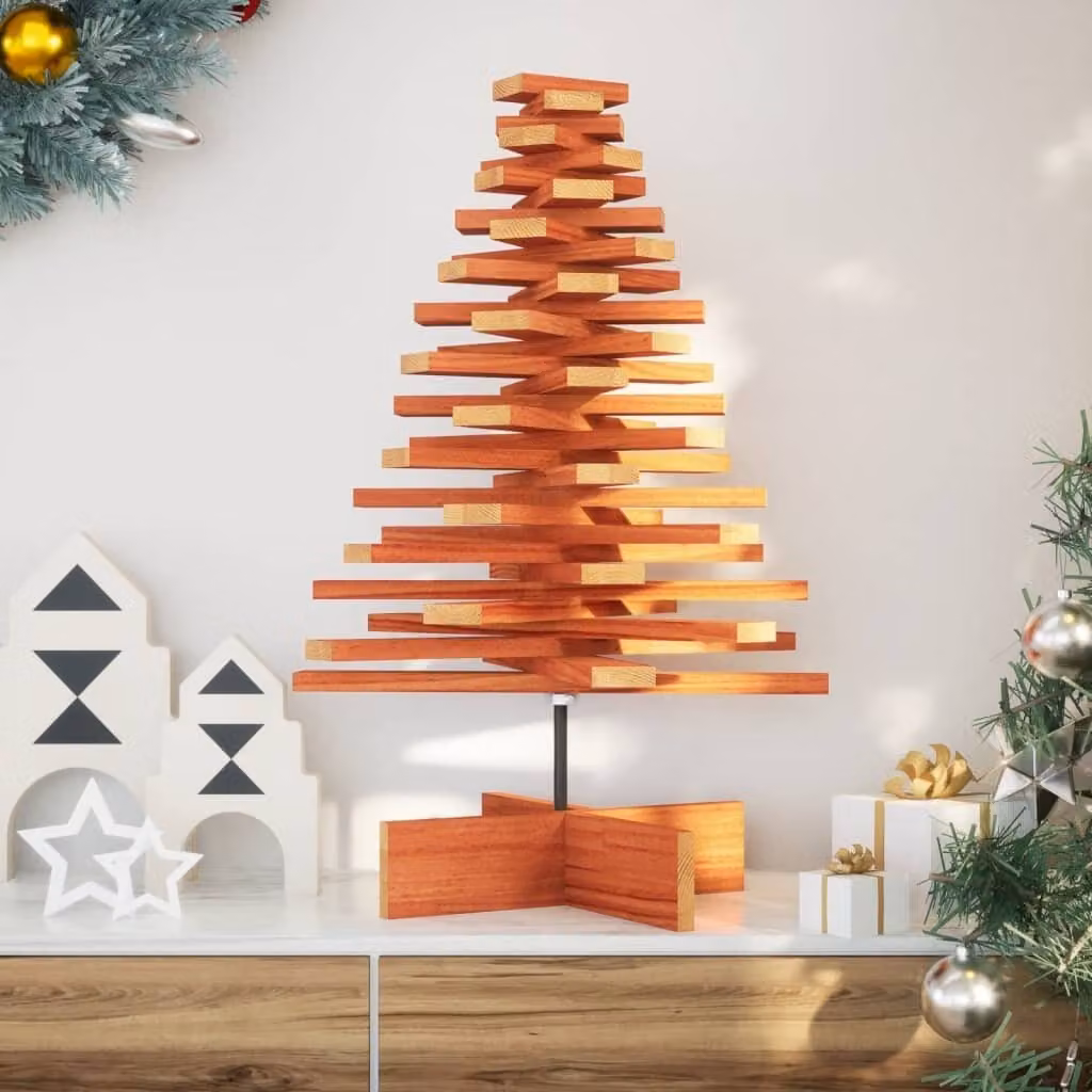 Maison Exclusive - Albero di Natale in legno da decorare 80 cm in legno massello di pino