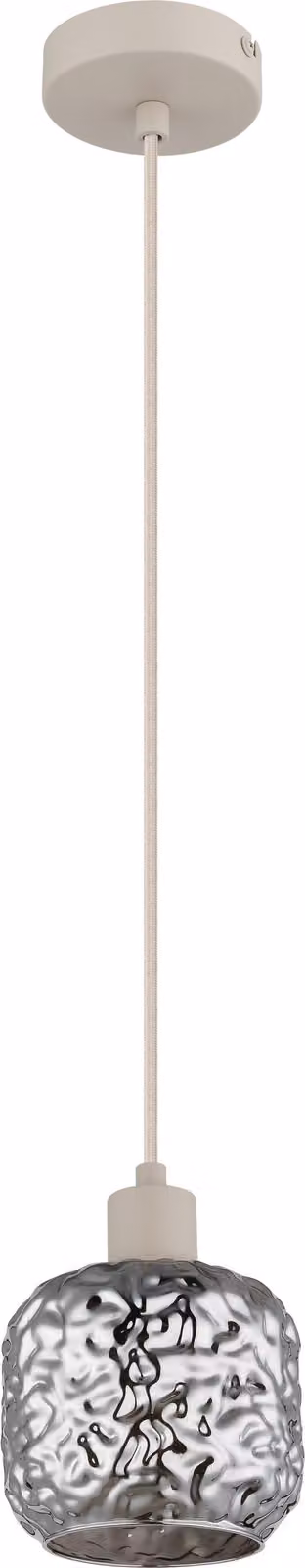 GLOBO Lighting Lampada a sospensione ANTONIO DH 14x120 cm beige Lampada a sospensione
