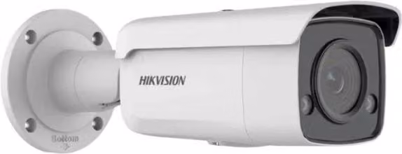 Telecamera Bullet IP PoE AcuSense DarkFighter Hikvision da 2 MP con ottica 2,8 mm, colore bianco