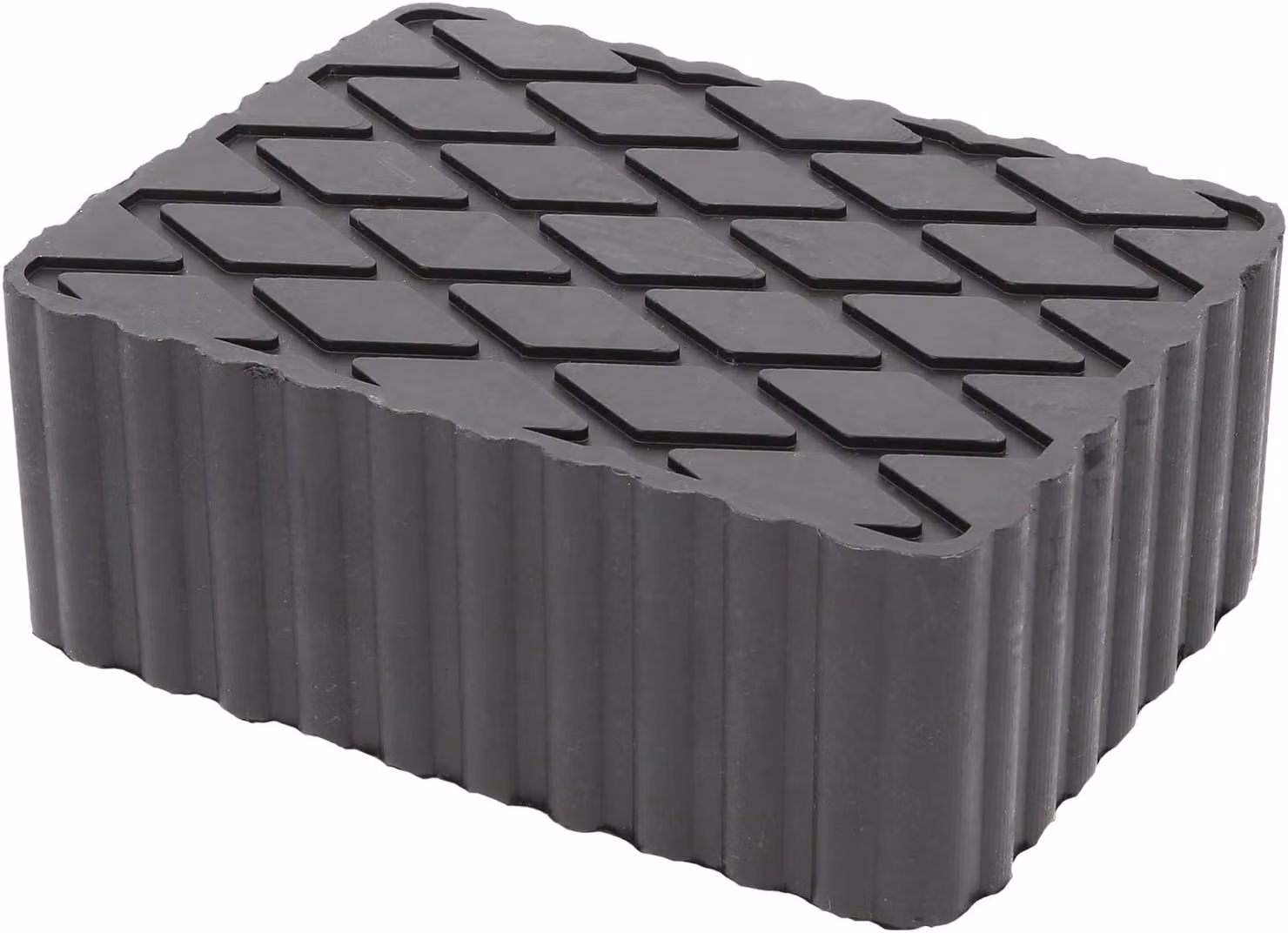 Supporto in gomma, dimensioni 160 x 120 x 60 mm - peso 1,48 kg - universale - accessorio per cric per auto