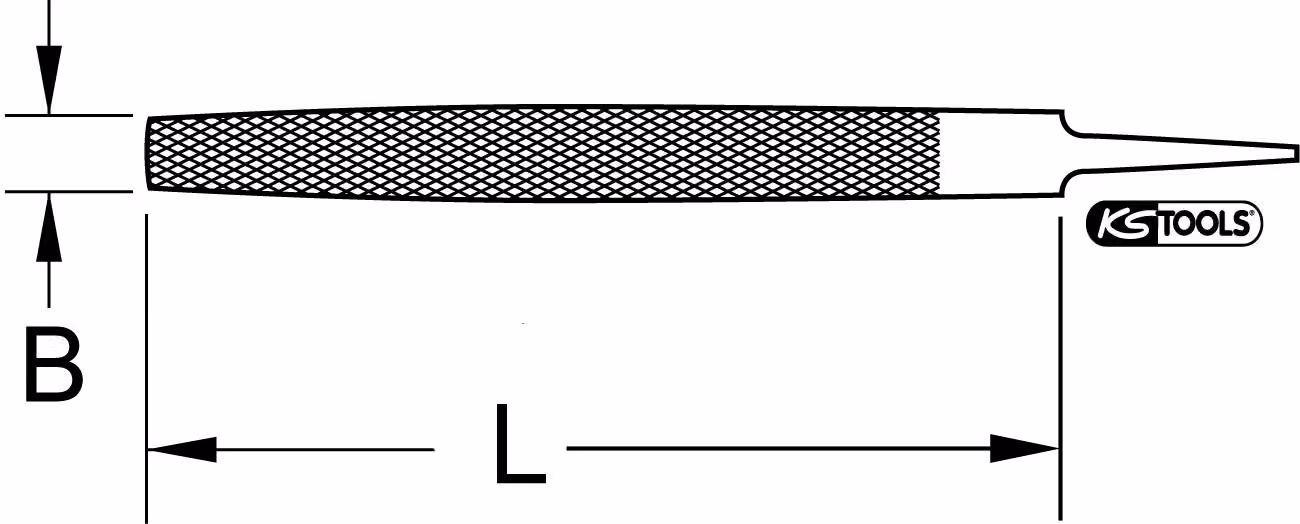 KS Tools 1610125 Length 200 mm 1 pc(s)