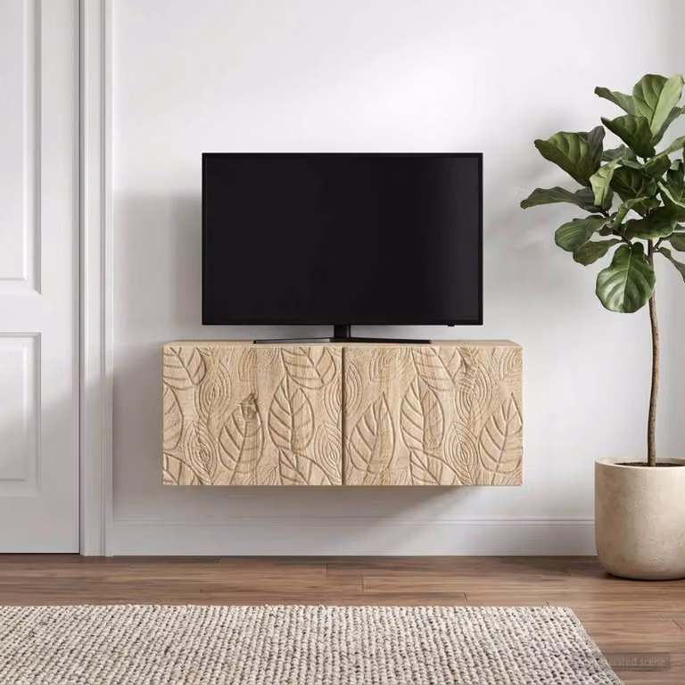vidaXL Mobile Porta TV da Muro in Rovere Sonoma, L 98 cm x P 41 cm x H 30 cm