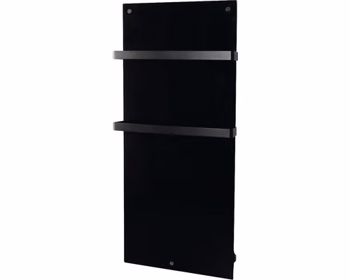 Riscaldatore a infrarossi EUROM Sani 800 55 x 115 cm nero 800 W con Wi-Fi e 2 portasciugamani