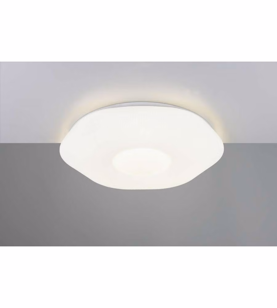 Reality Plafoniera Led Catola - Esagonale Rigata - 24W 2800 D.50cm