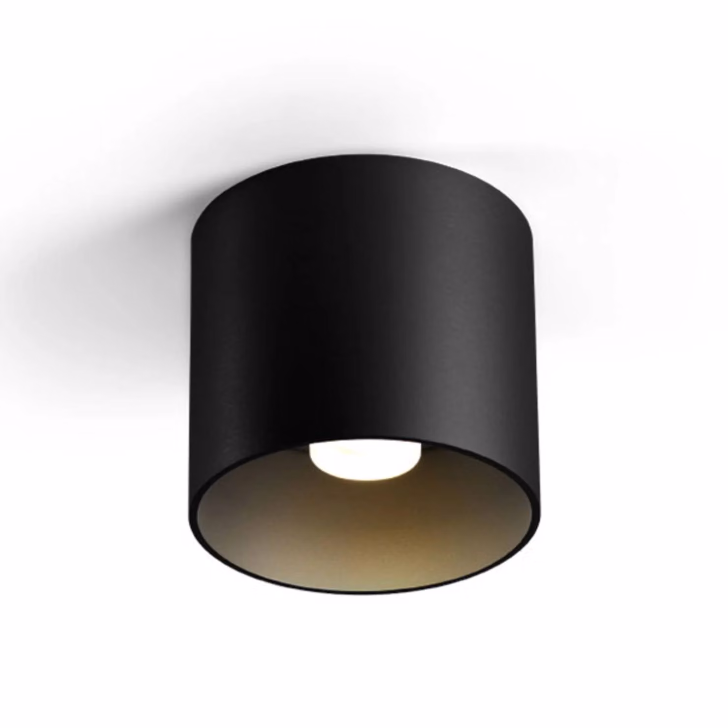 Wever & Ducré Lighting Plafoniera soffitto Ray, dimmerabile, Nero, Soggiorno / Sala da pranzo, Alluminio, Moderno, Plafoniera
