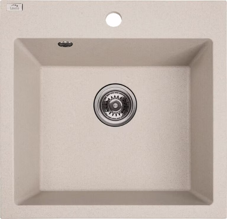 Lavello di design in granito 1 vasca beige