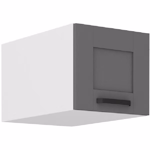 Pensile con ante battenti LAILI - larghezza 40 cm, grigio/bianco