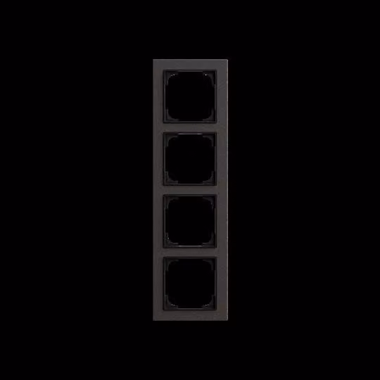 Busch-Jaeger 2CKA001754A4900, nero, carta, senza viti, Busch-Jaeger, opaco, IP20