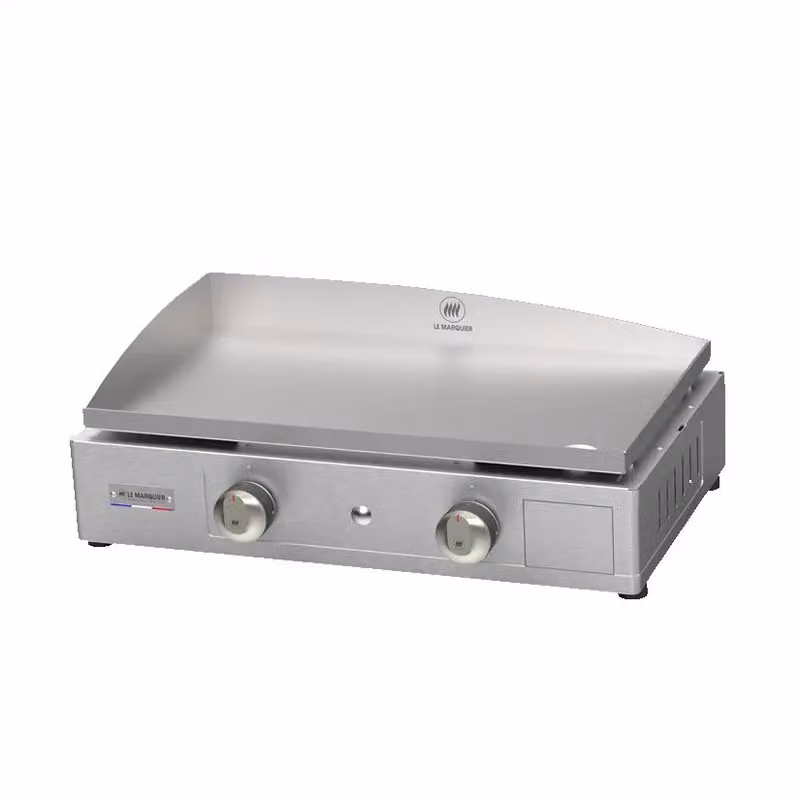 Plancha liscia a gas La Plancha in Acciaio inox 260 Le Marquier