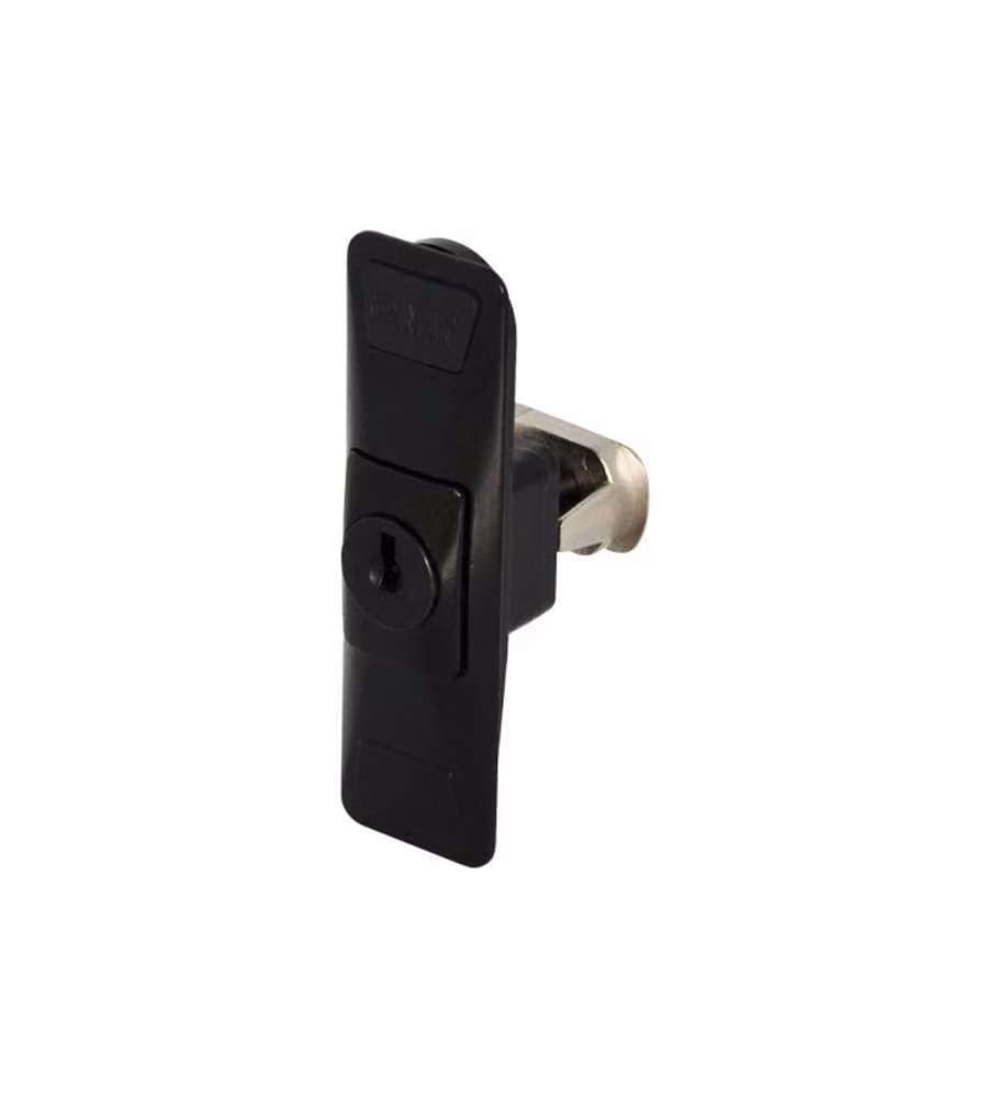 Serratura per mobili App.Push 160551 Omr in metallo nero opaco