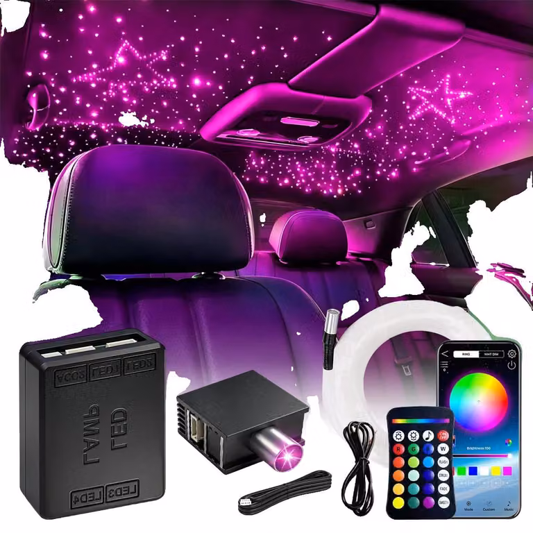 Kit Starlight, illuminazione RGBW, funzionalità di controllo remoto, RGBW-d, 1 LED, 300 pezzi, lunghezza 1,5 metri