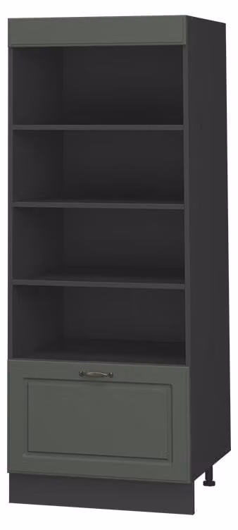 Scaffale da cucina Vicco Fame-Line Verde-oro rustico/Antracite 60 cm, Model 62228