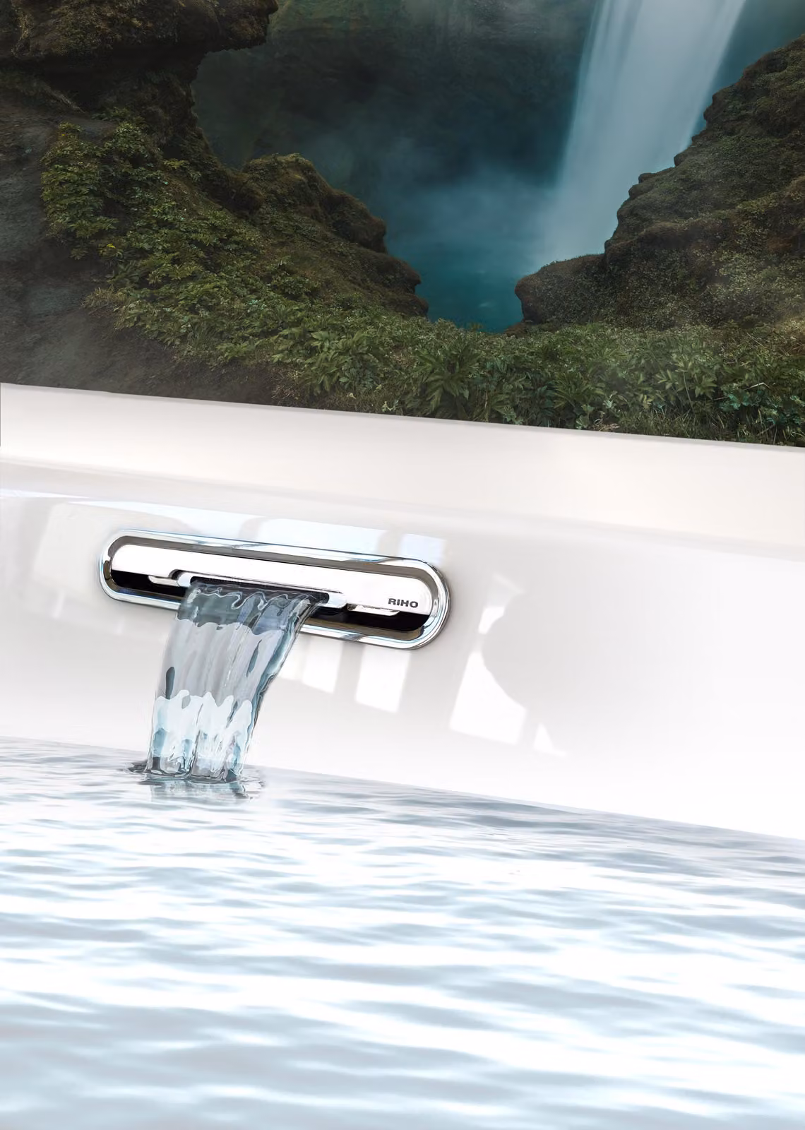 RIHO Desire Corner baignoires d'angle, version droite, 184x84x60cm, 230 Betteres, blanc satiné, B087009105, B087009105