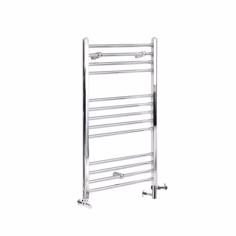 Scaldasalviette Misto Piatto - Termoarredo Bagno Cromato - 1000 x 600mm - 210W - Kent