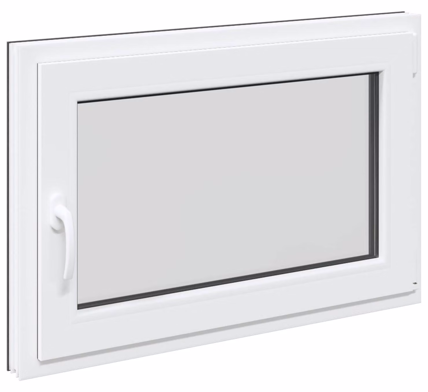Finestra per Soffitta RISOR 80 x 70 cm PVC e Vetro Antracite
