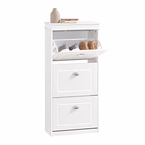SoBuy Scarpiera slim con 3 ante ribalta 53x24x117cm per ingresso