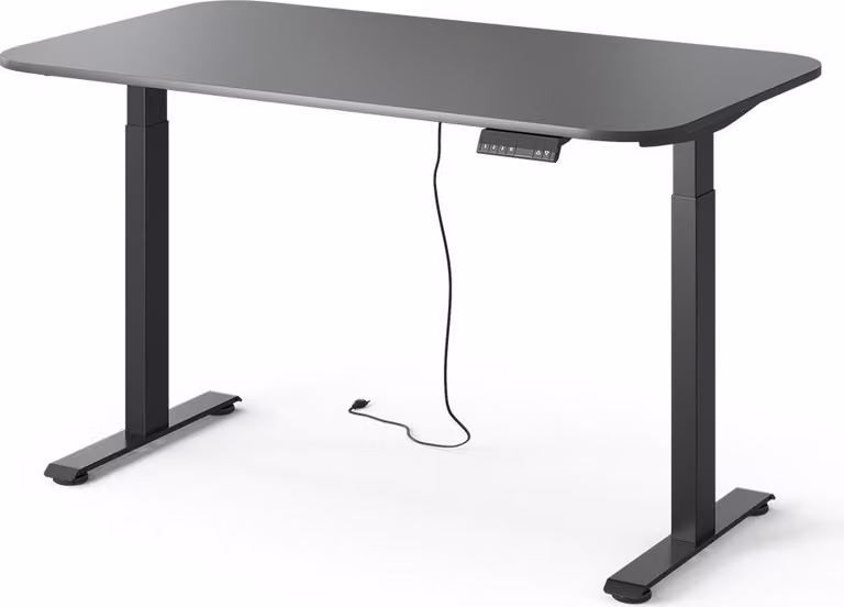 Scrivania Vicco Elevate Nero/Antracite 140 x 80 cm 2 motori, Model 58664