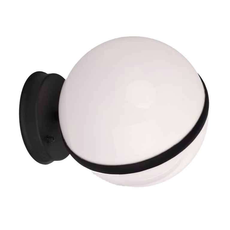 Lampada da parete a LED per esterni nera CIRCULO Eko-light EKO6641