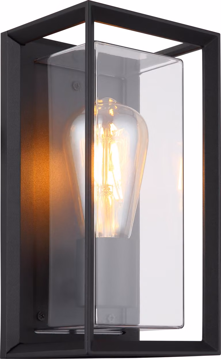 GLOBO 31982S LOGANA Lampada da esterno Alluminio nero opaco, 1x E27