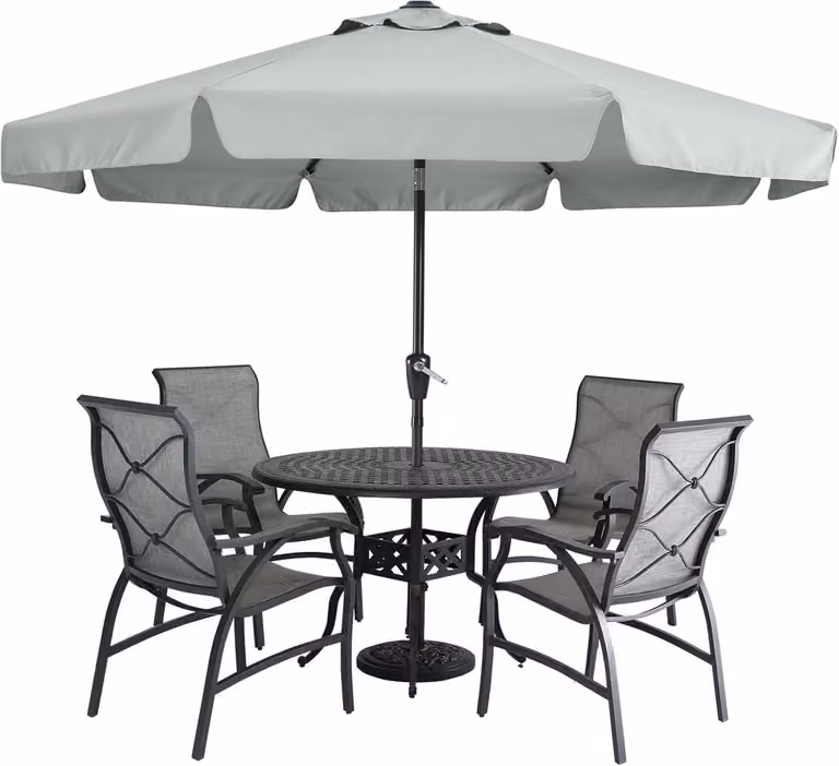 Ombrellone da giardino con oscuramento, funzione di inclinazione, diametro 2,7 m, ideale per terrazza e balcone