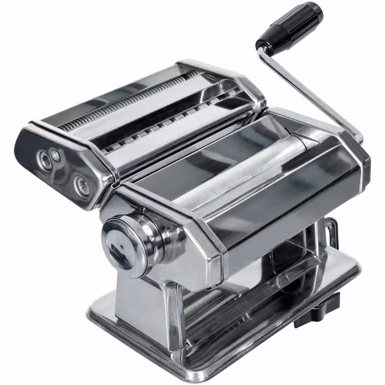 Macchina per Pasta Fresca GUSTO CASA Juliette in Acciaio Inox e Alluminio, Colore Argento