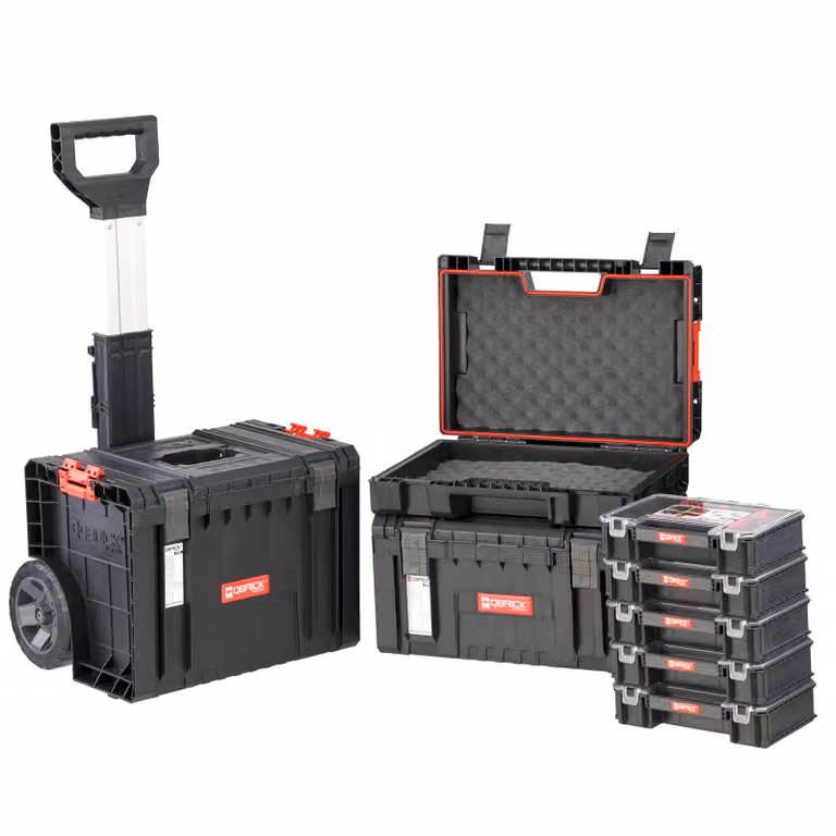 Set avanzato di armadi per utensili su ruote Scatole e valigie modulari Magazzino per officina Set modulare PRO