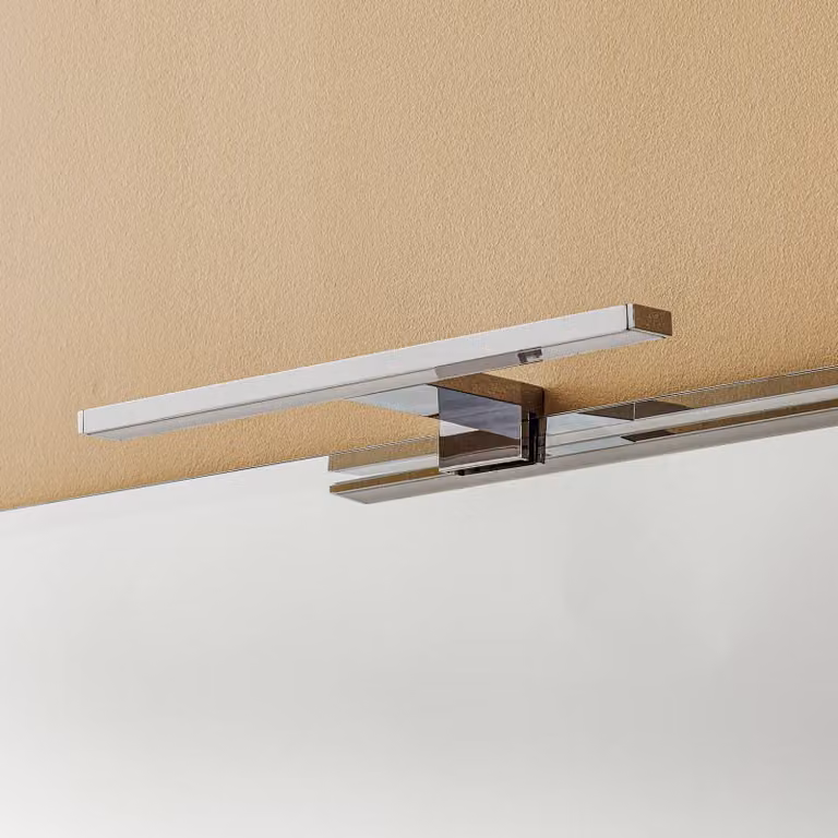 Briloner Applique da parete Dun, Cromo / Argento, Bagno, Metallo, Moderno, Applique