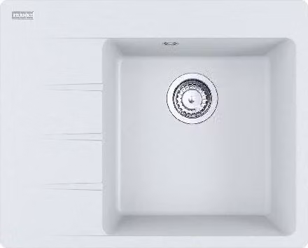 Franke Centro - Lavello in Fragranite CNG 611-62 TL/7, 620x500 mm, luce bianca 114.0637.164