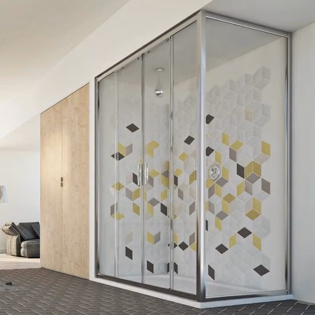 Box Doccia 70x150 CM H198 trasparente mod. Young Duo 2 Ante
