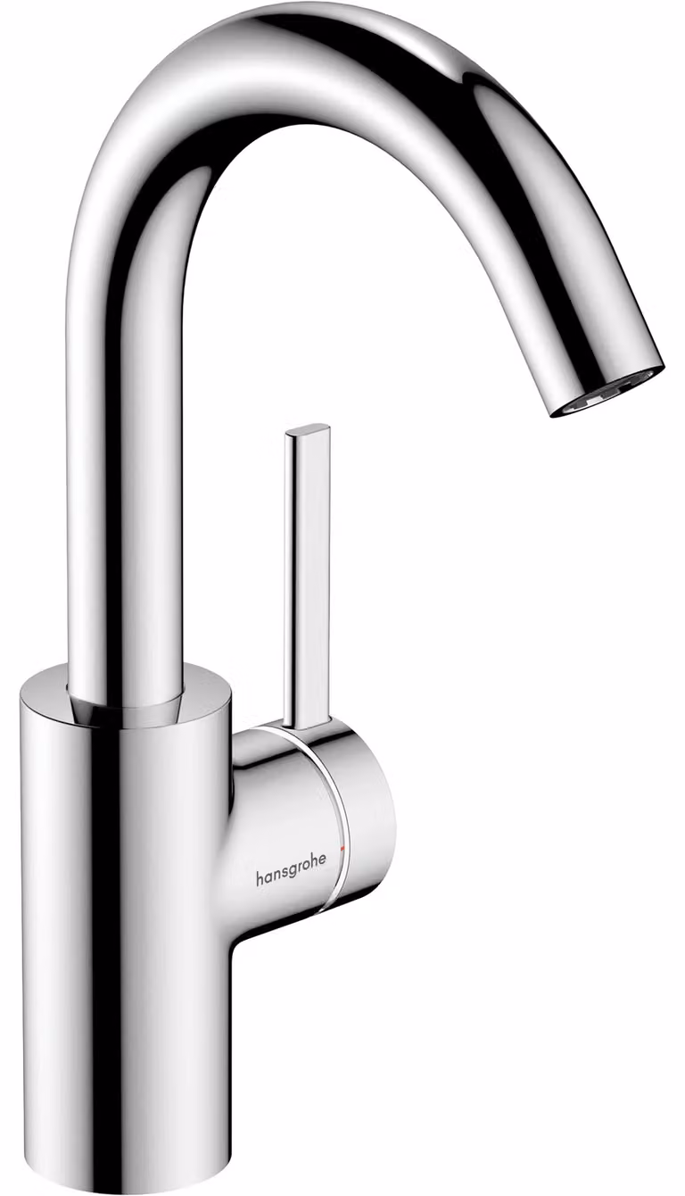 hansgrohe Zesis S Mitigeur monocommandé pour lavabo 210 CoolStart, avec bec pivotant et vidage à tirette, 74740000, 74740000