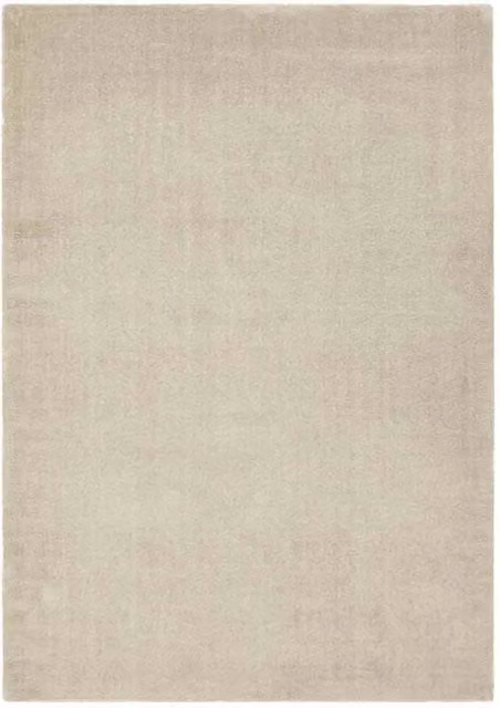 Tappeto FEEL BEIGE cm.240x340 tinta unita moderno, pelo morbido resistente e lavabile in lavatrice