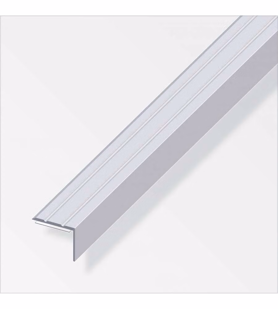 Profilo Chiusura 25X18 Alluminio Argento 1 Metro