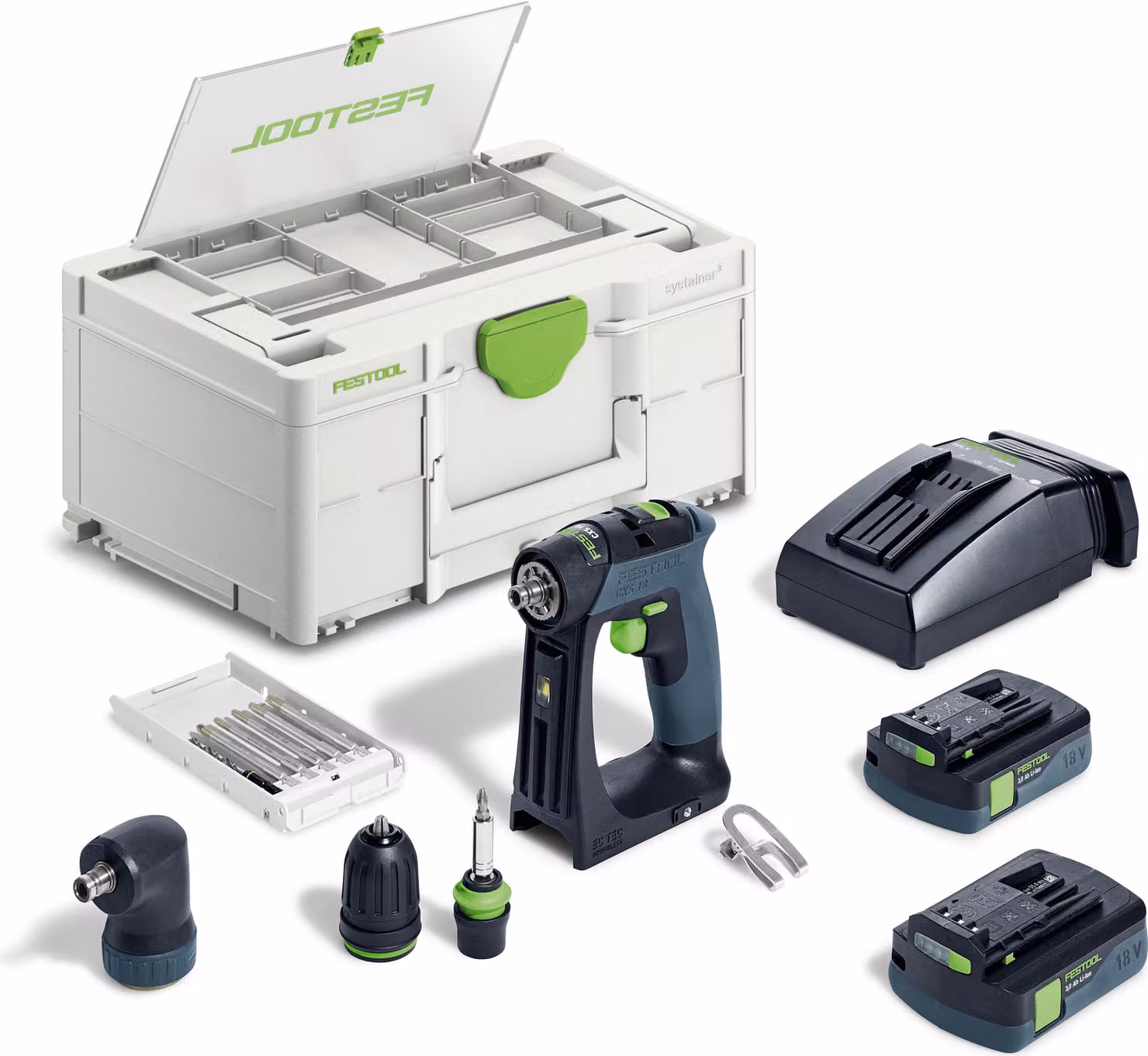 Trapano avvitatore a batteria Festool CXS 18 C 3,0 - Set | 576884