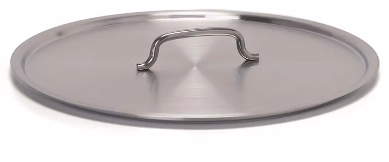 Coperchio piano in acciaio inox, diam.20cm (FINE SERIE)